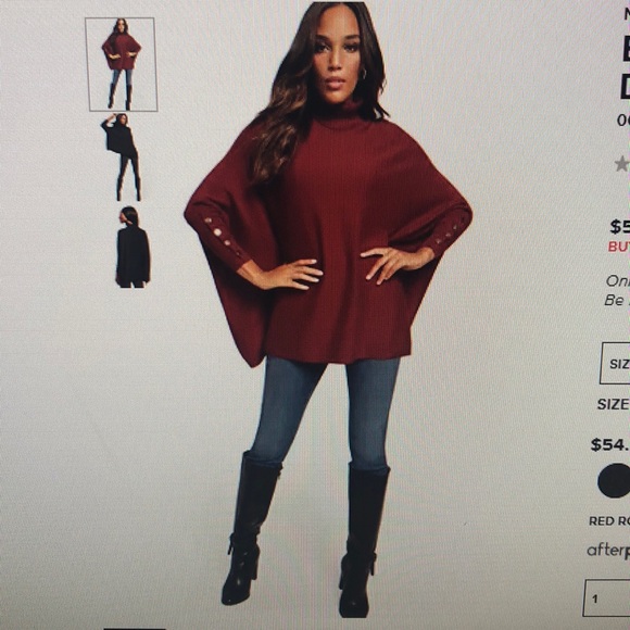 NY and Company Button Accent Turtle Neck - Picture 1 of 3